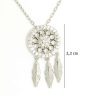 Álomfogó ezüst collier nyakék
