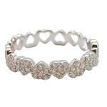 Végtelen szívek ezüst gyűrű