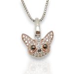 Csivava fej ezüst medál