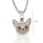 Csivava fej ezüst medál