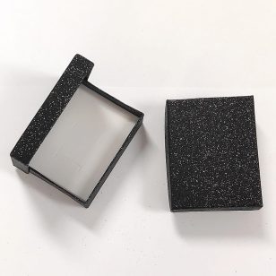 Ékszer díszdoboz közepes méret fekete