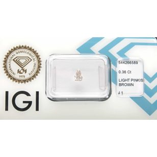   0.36 ct pink gyémánt kő, csepp (pear) csiszolású briliáns