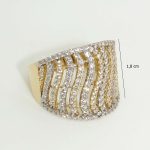 Arany hullámos gyűrű