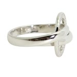 Ezüst gyűrű körben cirkóniával