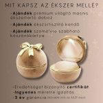 Csiga mintás kalapácsolt fehér arany gyűrű