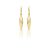 Arany csepp lógós fülbevaló