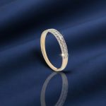 Arany karikagyűrű 30 darab gyémánt kővel