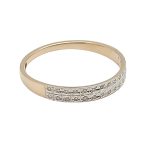 Arany karikagyűrű 30 darab gyémánt kővel